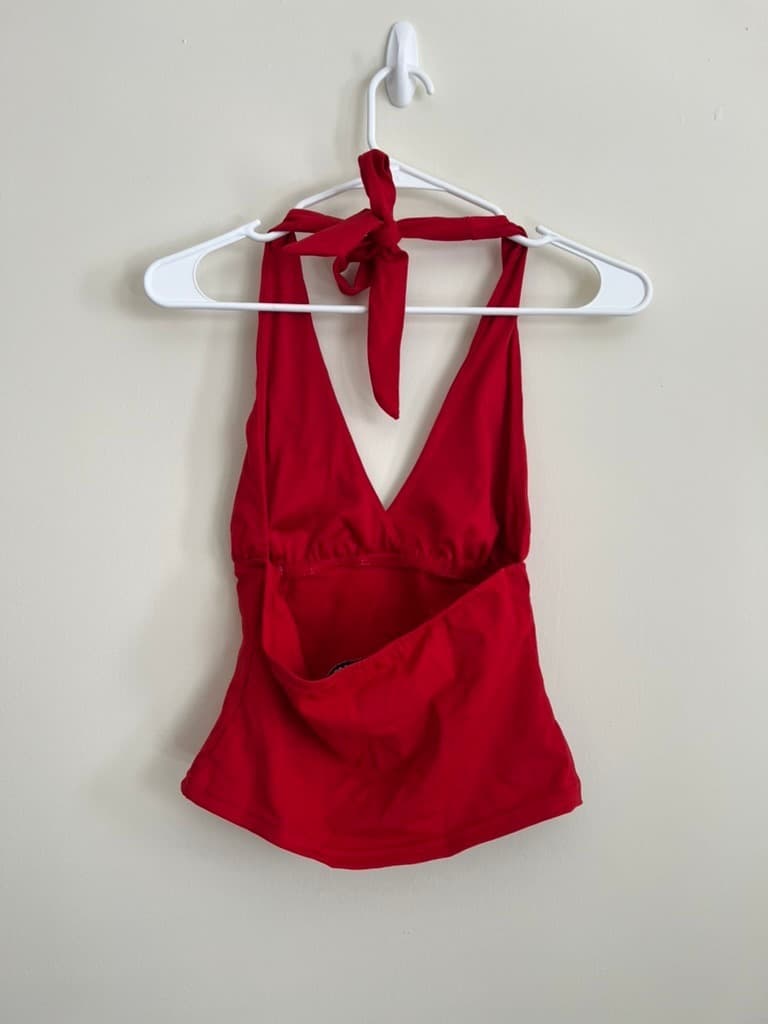 Red Halter Top photo 2